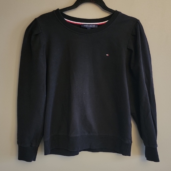 Tommy Hilfiger Tops - Tommy Hilfiger Black Sweatshirt with Logo